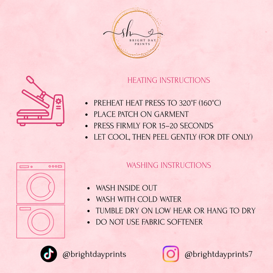 Pink Bow Heart Chenille Patch