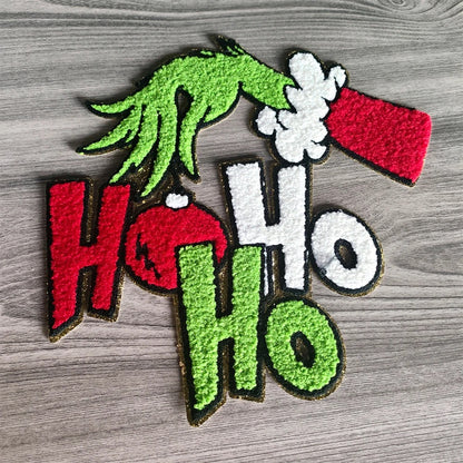 Grinch Chenille Patch