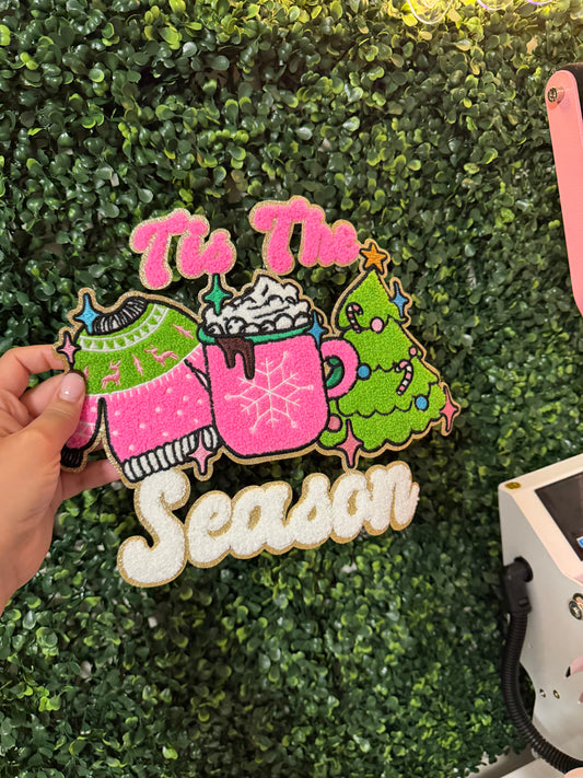 “Tis the Season” Chenille Patch