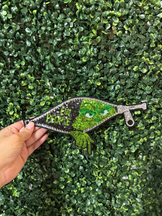 Grinch “Ew, People” Chenille Patch