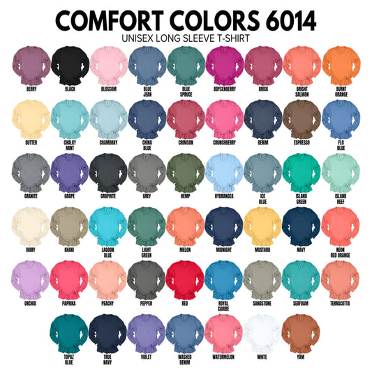 Adult Comfort Color T-Shirt Long Sleeve